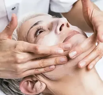 Professional chemical peel application at Derma Vital