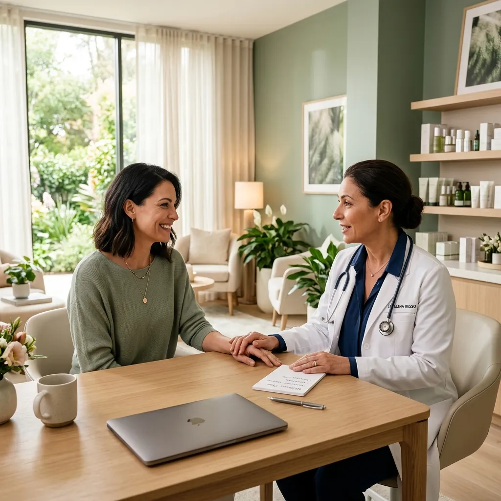 Physician consultation for weight loss program at Derma Vital